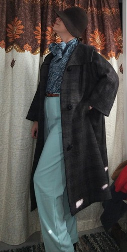 50s Rivera Plaid Swing Coat Vintage Rockabilly MCM - Picture 12 of 12