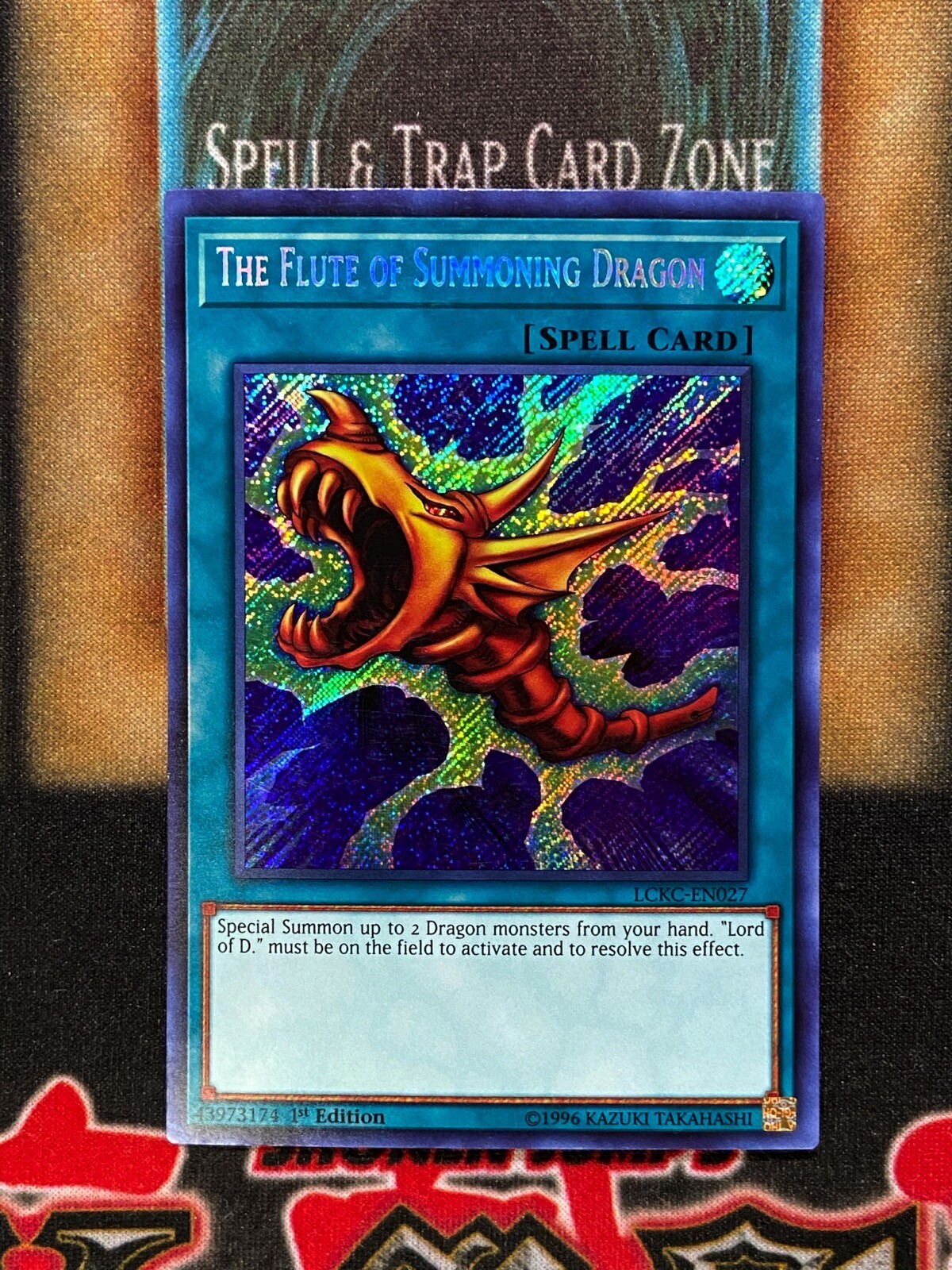 Yugioh The Flute Of Summoning Dragon LCKCEN027 Secret Rare 1st Ed NM