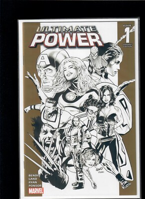 Ultimate Power #1 Greg Land Sketch Variant Edition