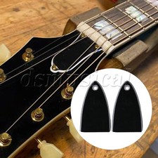 2 Pcs 3-Ply Plastic Blank Triangle Electric Guitars Truss Rod Covers
