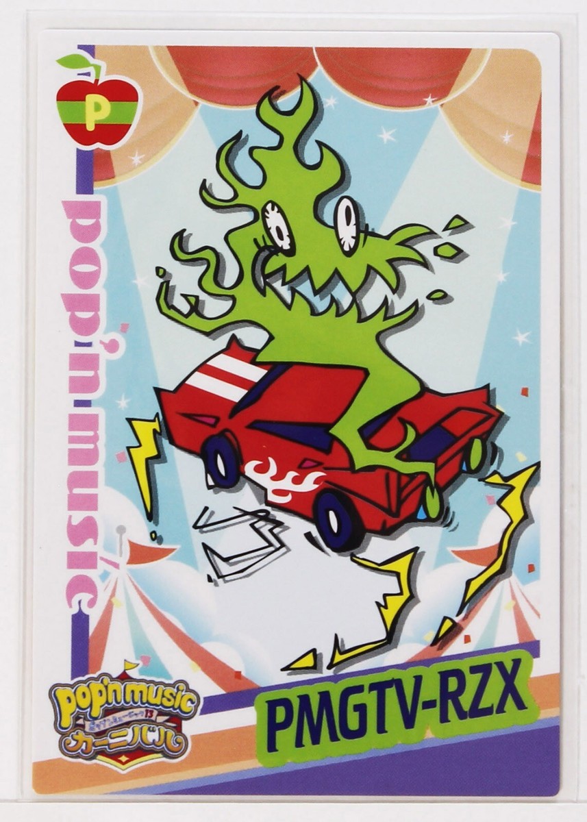 Pop'n Music Card PMGTV-RZX PL22N017 KONAMI Japan Game