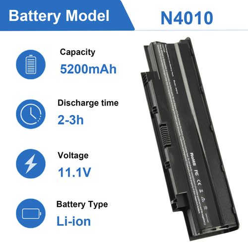 N5010 N4010 Battery For Dell Inspiron N4110 N5110 N7110 M5010 J1KND 5200mAh NEW - Picture 1 of 11
