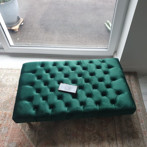 Chesterfield Footstool Handmade Footrest Pets Sofa Seat Bench Window Seat - Picture 2 of 4