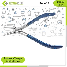 Cynamed Premium Temple Optical Pliers Curved Adjusting Optical Hand Tool