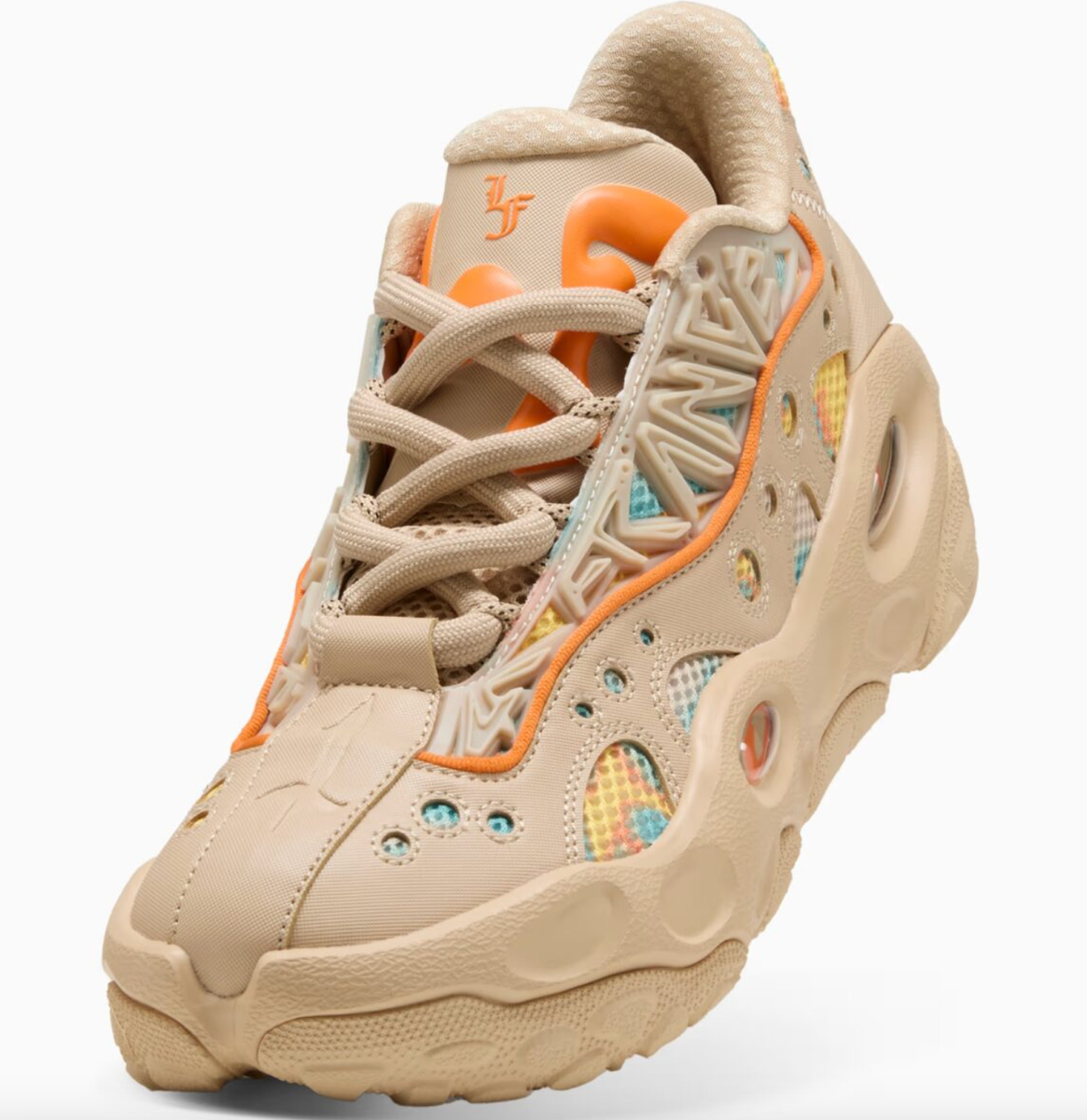 LaMelo Ball × Puma La France RNR Light Sand Orange Glo 312165-01