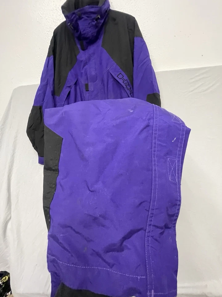 Винтажный мужской XL Helly Hansen Tech лыж костюм Snowsuit цельный экипировка снег нагрудник оборудование - Изображение 4 из 4