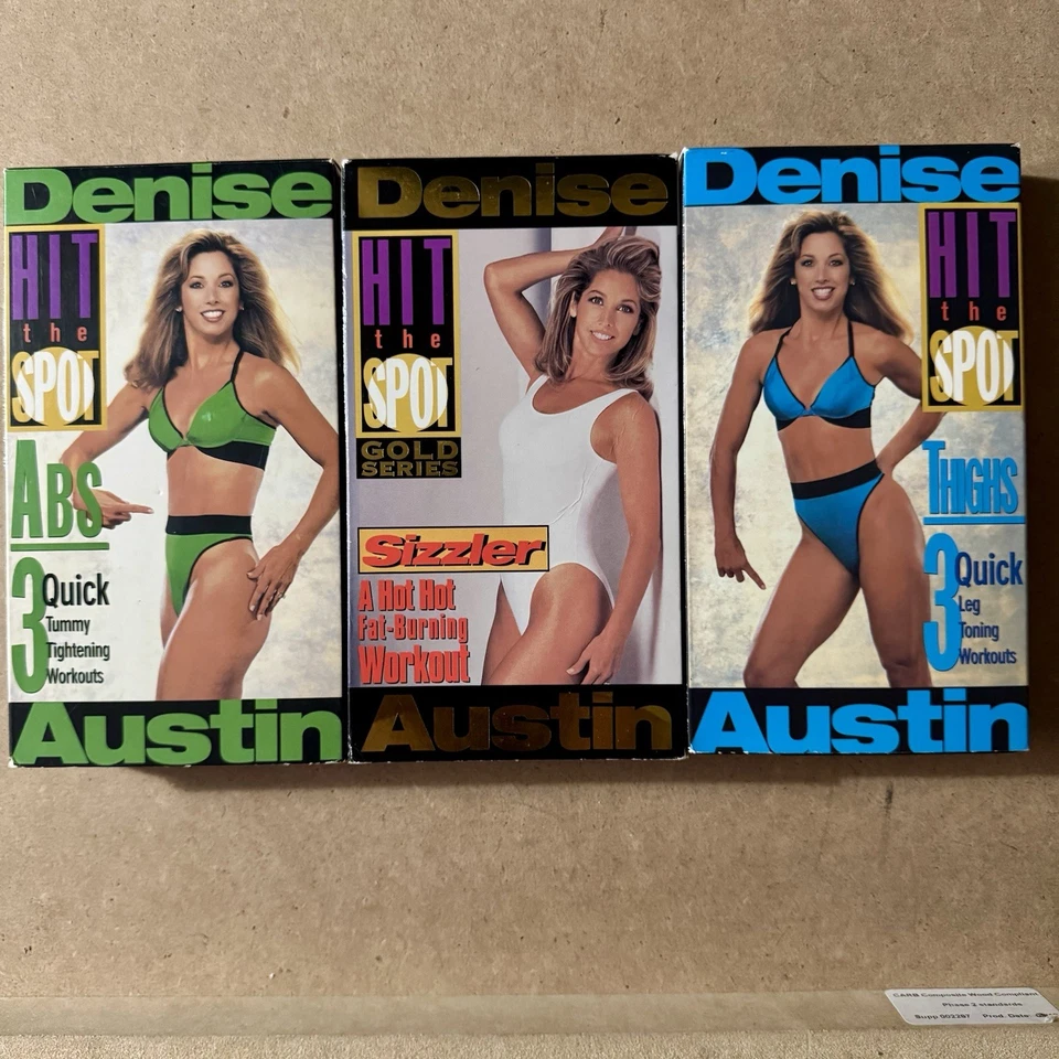 Lot Of 13 Vintage Workout VHS Tapes Denise Kathy Fonda Tae Bo Yoga 3 Are SEALED Foto 3 de 4