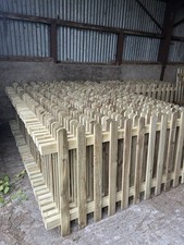 Picket Fence Panels 900mm High X 1800mm Long All Double Screw fixed