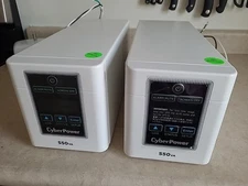 CyberPower M550L Medical-Grade UPS System,550VA/440W,White - 1 New, 1 Light Used