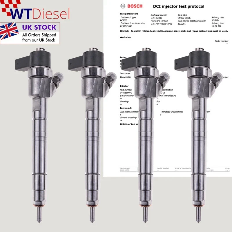 Inyector X4 Mercedes Vito Sprinter | Bosch 0445110070 A6110700887 Foto 2 de 4