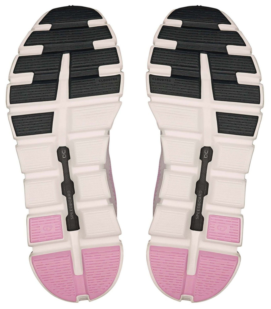 Women's On Running Cloud 6 Push Pink/Green Cloud OC Sneakers
