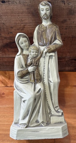 Mary and Joseph Adoring Baby Jesus Christ Nativity Statue 12” CAFCO