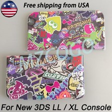 Snap on Housing Shell Protective Case Cover Set Fits For New 3DS LL / 3DS XL