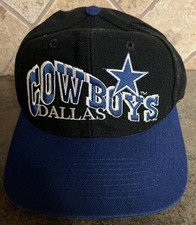 Vintage Dallas Cowboys Apex NFL Pro Line Snapback Hat Cap 90s