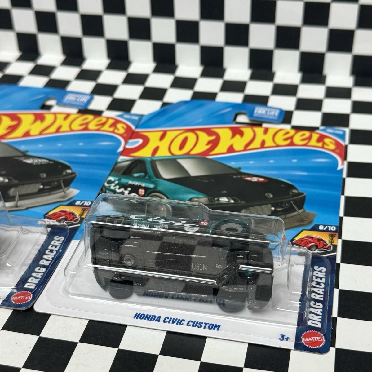🔥 Hot Wheels Super Treasure Hunt Honda Civic Custom 2026 F Case