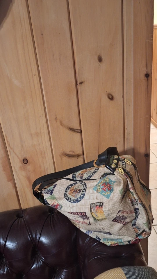 Marino Orlandi Crocko Leather Sling Bag  Vintage Italy Handbag - Image 2 of 4