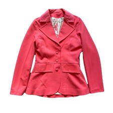 Vintage 70s Women s Vibrant Pink Blazer Salmon Small 1970s 80s
