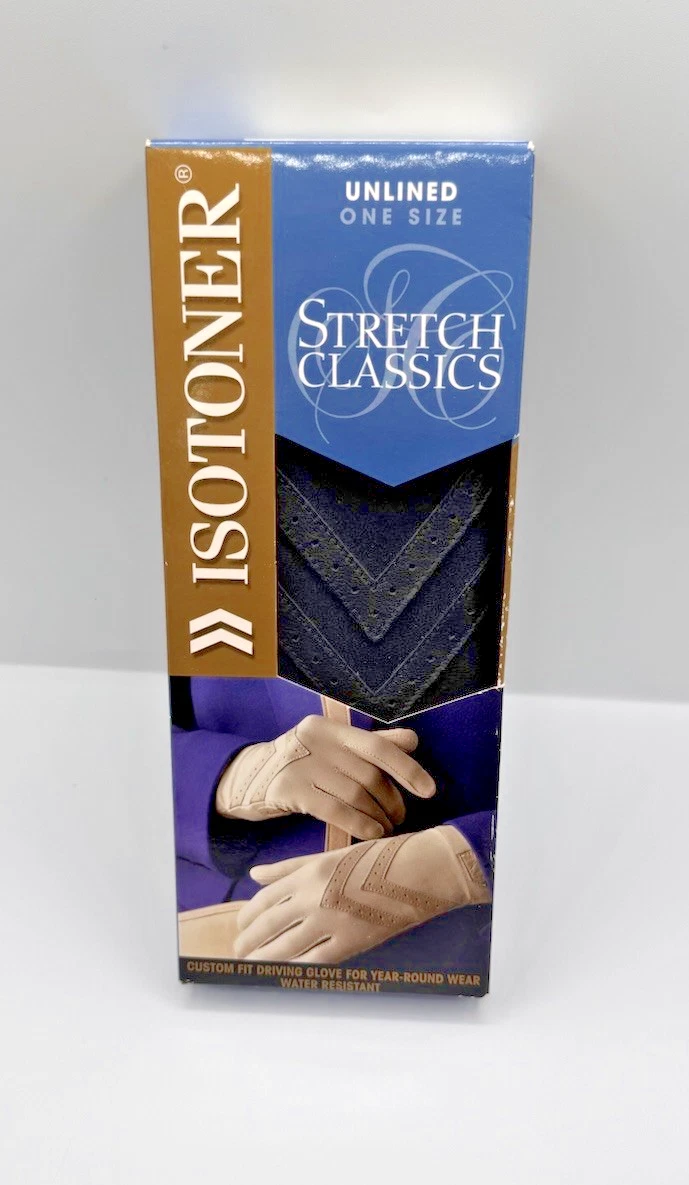 Isotoner Women's Classics Warm Lined One-Size Black Gloves ~ NEW