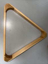 Wood Pool Ball Triangle Rack   Standard 15 Ball   New