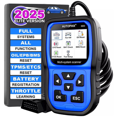 AUTOPHIX 5600 All System Diagnostic OBD2 Scanner Code Reader ABS SRS Oil Reset