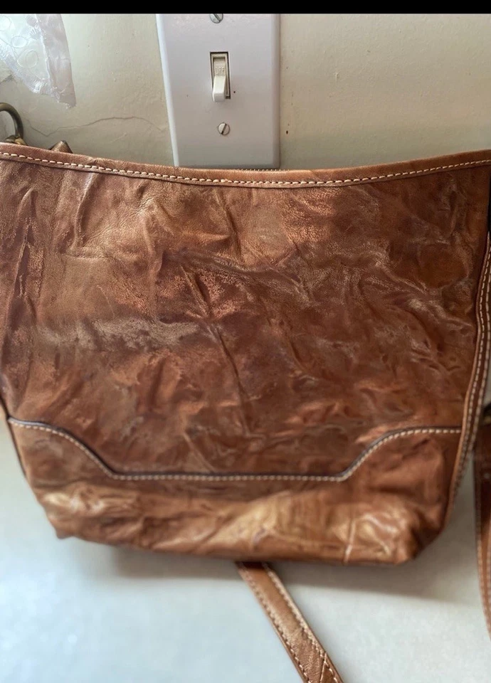 Frye Melissa Metallic Leather Hobo Bag - Image 2 of 4
