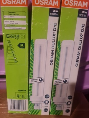 Osram Dulux D/E 26W 1800lm  G24q31 Coolwhite, 3 Stück