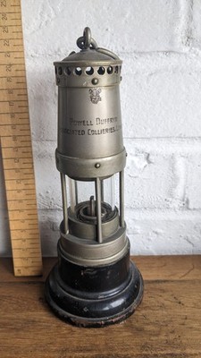 ETW Präsentation Bergmann Lampe Powell Duffryn Associated Zechen Messing/Nickel