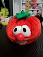 Vintage 1998 Veggie Tales Bob The Tomato Gibson Bean Bag Plush 4  