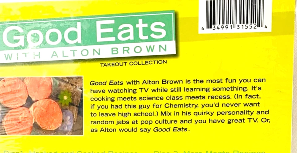 DVD Set  Alton Brown: Hooked & Cooked, Poultry Pleasers, More Meats - Image 4 of 4