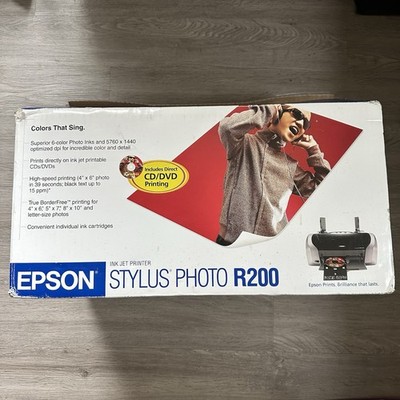 Epson Stylus Photo R220 Inkjet Printer Photo and CD/DVD Printing (NEW OPEN BOX!)