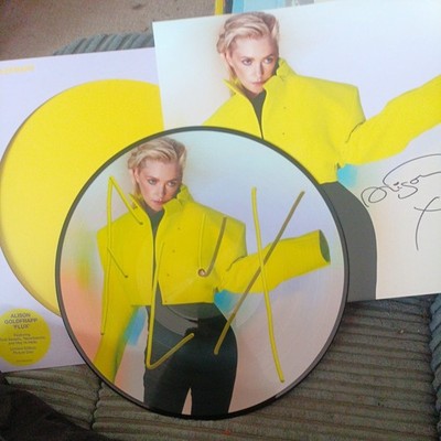 ALISON GOLDFRAPP FLUX SIGNED /AUTOGRAPH PICTURE DISC LP. As new unplayed rare.