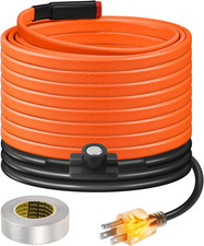 25FT Heat Tape for Water Pipes Freeze Protection IP65 Waterproof 7W/FT 110V Wat