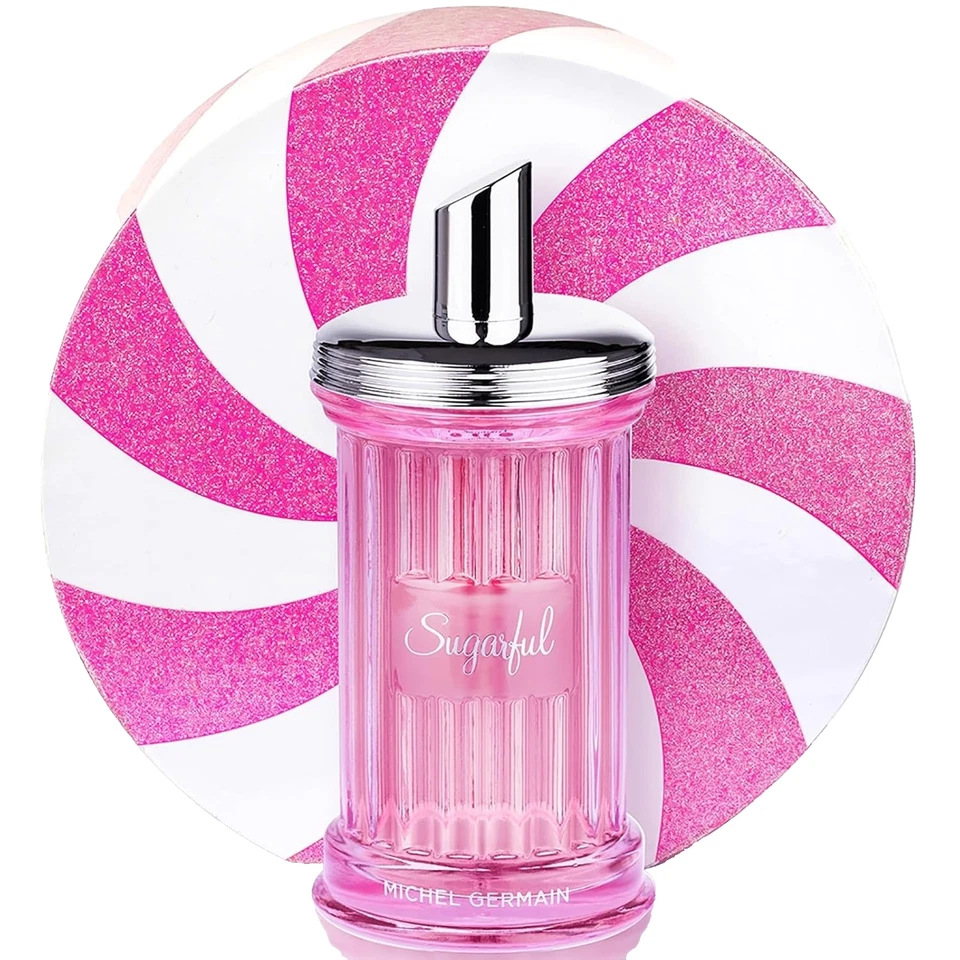 🌸 Michel Germain Azúcar 3.4oz y 1.4oz EDP Set para Mujer Perfume Spray Nuevo en Caja Gif Foto 3 de 4