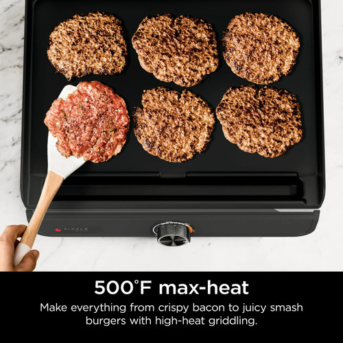 Ninja GR100GDL Sizzle 14" Electric Griddle, Indoor, Nonstick, 1450 W - Picture 8 of 14
