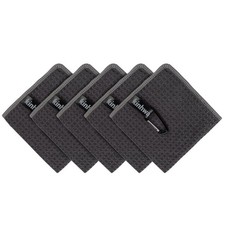 5 PCS Handkerchiefs Sweat Absorbing Men Sport Microfiber Hankies Gym Face