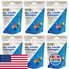 Cotton Mouth Lozenges Cotton Lozenges Dry Relief Fruit Mix 3.3Oz Bag 6 Dry