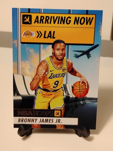 2024-25 Panini Nba Hoops - Arriving Now Bronny James #12 (RC) - 第 1/4 張圖片