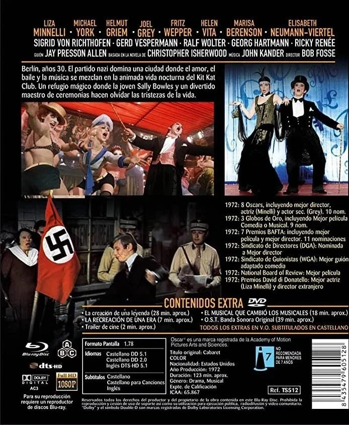 Cabaret BLU RAY + DVD (1972) - Imagen 2 de 4