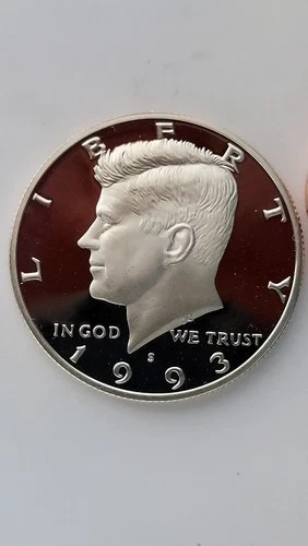 1993-S United States, Proof Silver, Kennedy Half Dollar