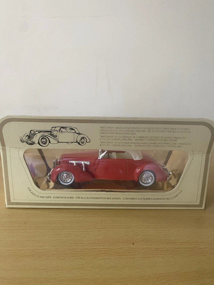 Matchbox Models Of Yesteryear Y-18 1937 Cord 812 boxed - Image 2 of 3
