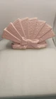 VINTAGE MCCOY POTTERY PINK FAN VASE