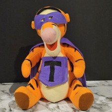 Vintage 1995 Disney Tigger My Hero Superhero Plush Mattel 12" Storybook Pooh