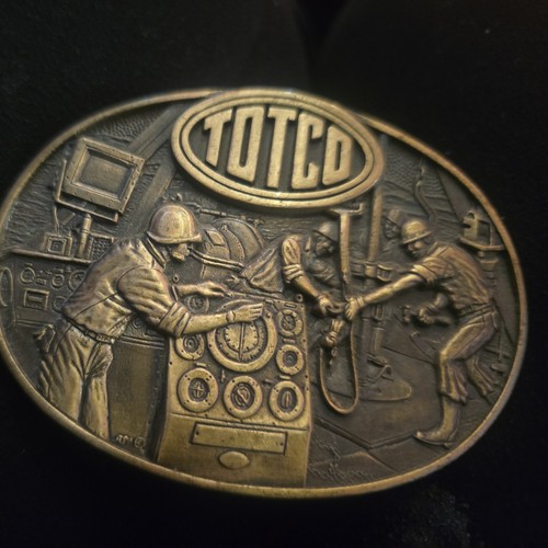 Oilfield Collectibles Totco Oilfield Belt Buckles Limited Edition Brass 1981 82