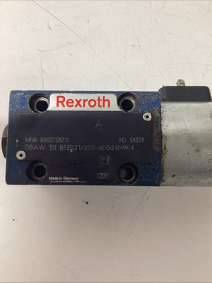 #ad Rexroth R900708711 Hydraulic Pressure Relief Valve 24VDC P 560 $549.99