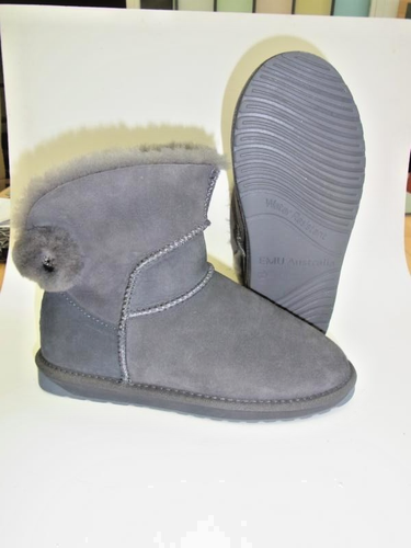 EMU Australia Boots , NEU, Leder, Grau, Lammfell Gr. 37