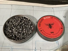 Vintage Eley IMI 500 .177 WASP Pellets Made In England