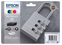 Epson Original 35 Schloss Druckerpatronen 4Er Multipack Schwarz Cyan Magenta