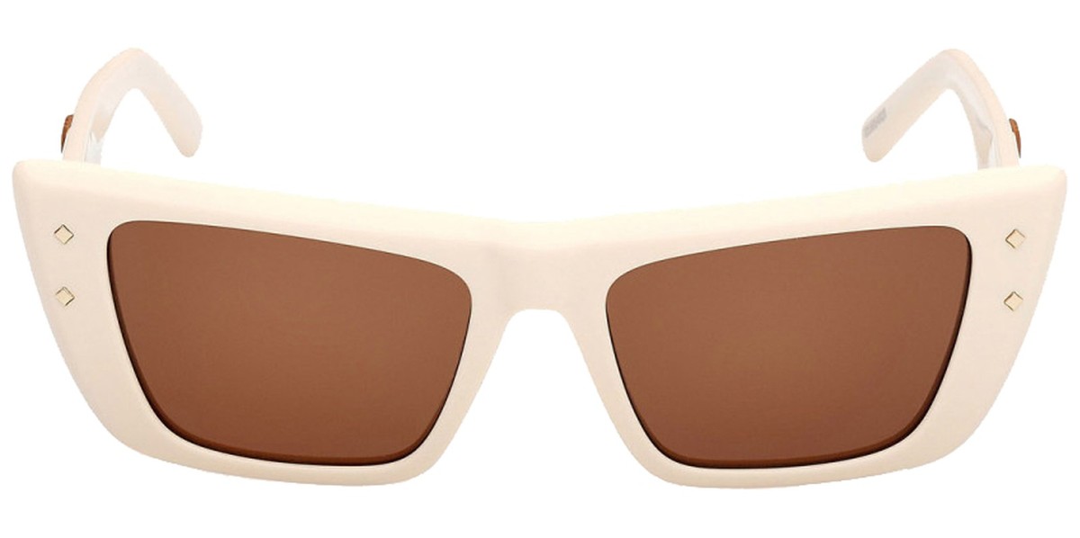 MCM MW0021 25J Cat Eye Sunglasses – White / Brown MCM Worldwide MW0021 Sunglasses | Select Eyewear main image 2