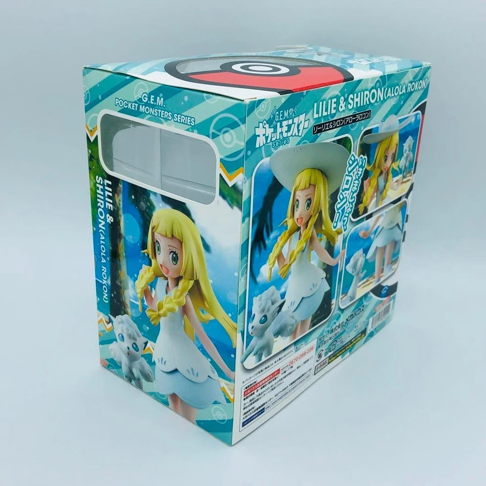 MegaHouse G.E.M. Serie Pokemon Lilie & Shiron (Alola Rokon) de Japón Foto 3 de 4