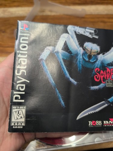 Spider: The Video Game (PlayStation 1 PS1) CIB COMPLETE & TESTED - Picture 6 of 6